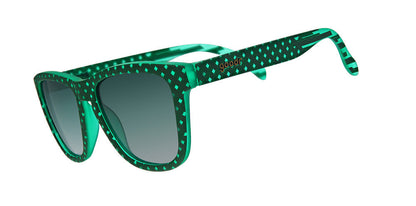 Liege of Extraordinary Cyclists | green square sunglasses with gradient green lenses| Liege tour inspired goodr OG sunglasses